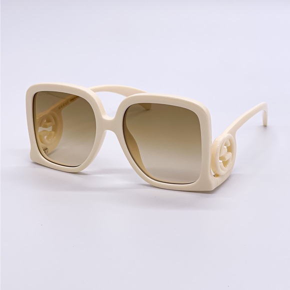 NEW GUCCI GG1326S 002 SQUARE WOMEN SUNGLASSES GUCCI GG1326S - Picture 1 of 10